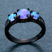 Load image into Gallery viewer, Rainbow Fire Opal Ring