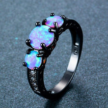 Load image into Gallery viewer, Rainbow Fire Opal Ring