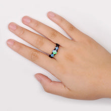 Load image into Gallery viewer, Rainbow Fire Opal Ring