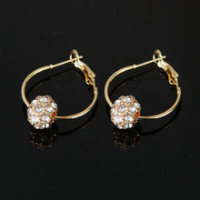 Load image into Gallery viewer, Austrian Crystal Ball Earrings